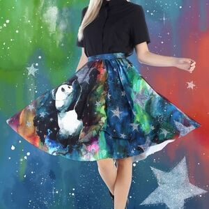 Blackmilk lora zombie collecting stardust midi skirt